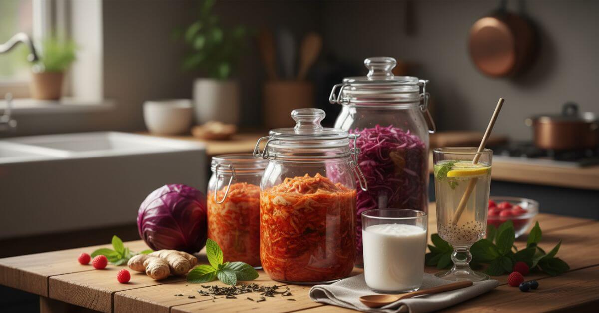 Los Increíbles Beneficios de los Alimentos Fermentados – Kéfir, Chucrut y Kombucha como Aliados de Tu Salud