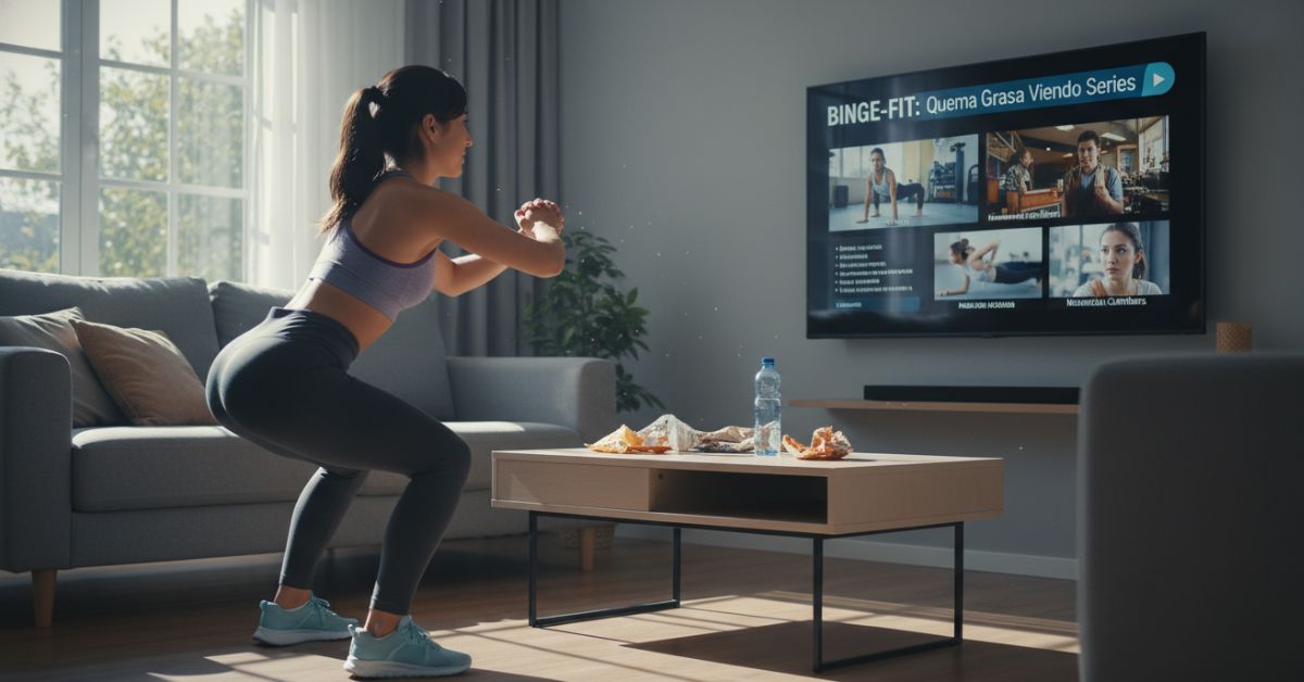 Rutina de Ejercicios Mientras Ves Series – ¡Quema Grasa Sin Perderte un Capítulo!